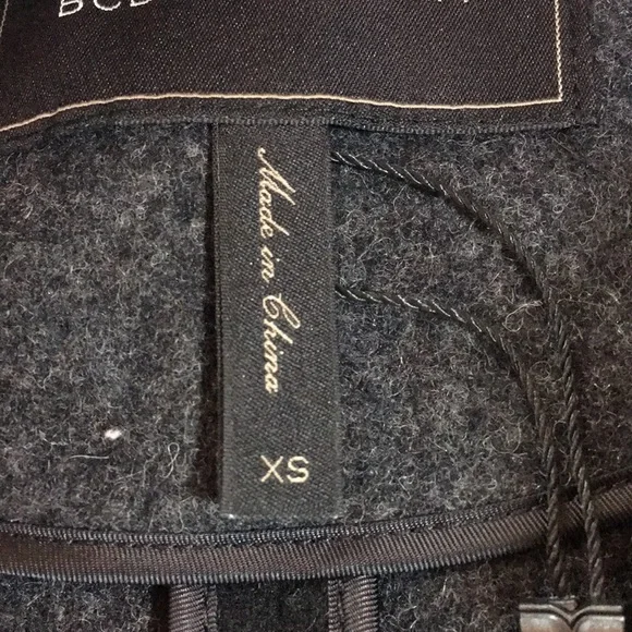 BCBGMAXAZRIA Asymetric Belted Coat NWOT. Oversized fit